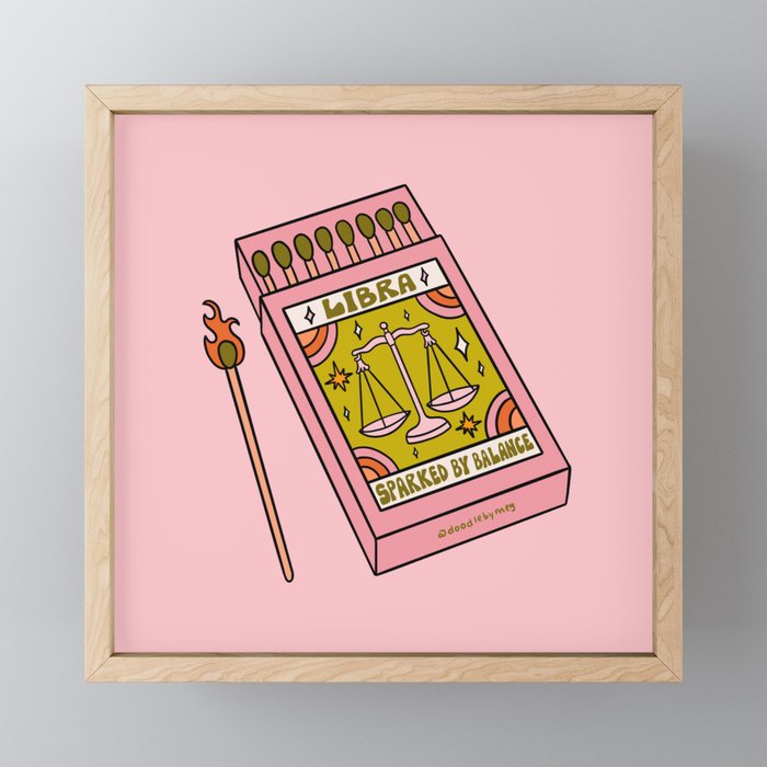 Libra Matchbox Mini Art Print Gallery Image 1