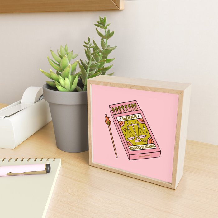 Libra Matchbox Mini Art Print Gallery Image 2