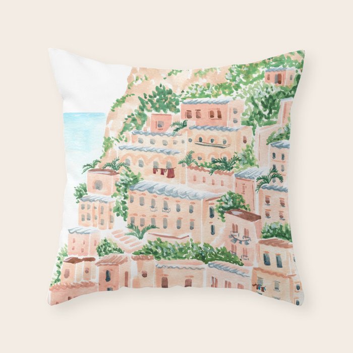 An Italian Shore Throw Pillow Gallery Image 6