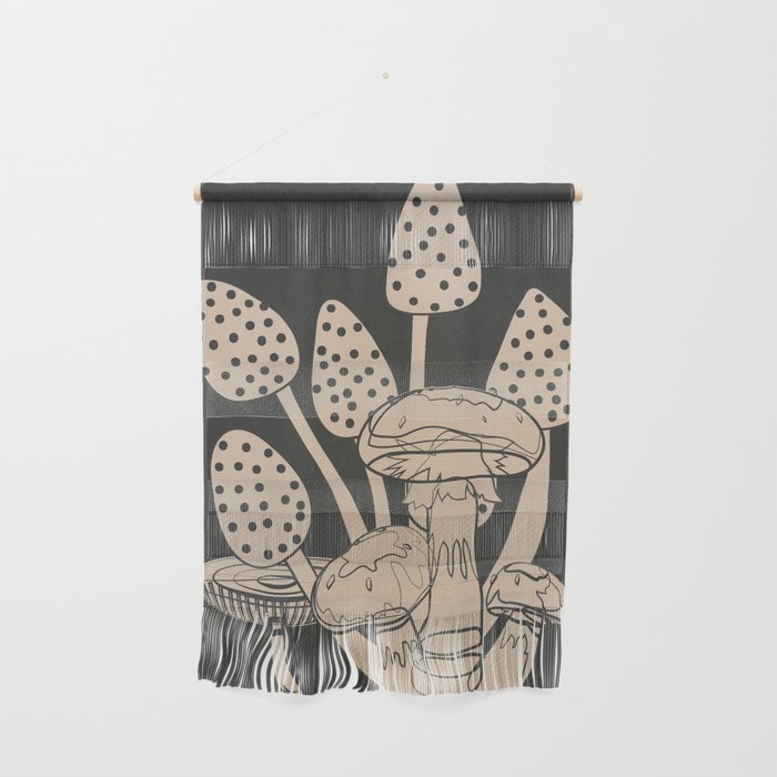 Abstract Mushrooms 1 Wall Hanging Gallery Image 1