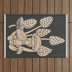 Abstract Mushrooms 1 Outdoor Rug Gallery Image 1