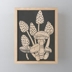 Abstract Mushrooms 1 Mini Art Print Gallery Image 1