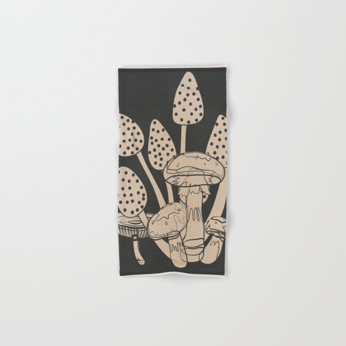 Abstract Mushrooms 1 Bath Towel Gallery Image 1