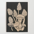 Abstract Mushrooms 1 Poster Gallery Image 4