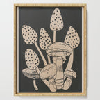 Abstract Mushrooms 1 Serving Tray Gallery Image 1