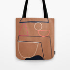 Modern Abstract Minimal Shapes 62 Tote Bag Gallery Image 1