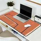 Modern Abstract Minimal Shapes 62 Desk Mat Gallery Image 2