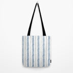 Navy Blue And Sage Green on White Tote Bag Gallery Image 2