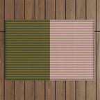 Color Block Lines XXXIV Outdoor Rug Gallery Image 1
