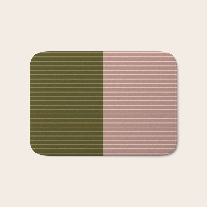 Color Block Lines XXXIV Bath Mat Gallery Image 1