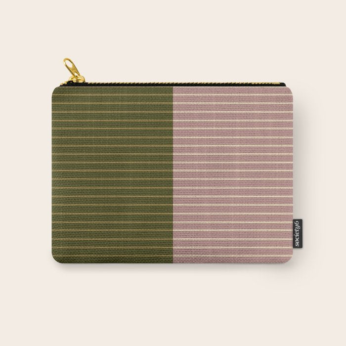 Color Block Lines XXXIV Carry All Pouch Gallery Image 1