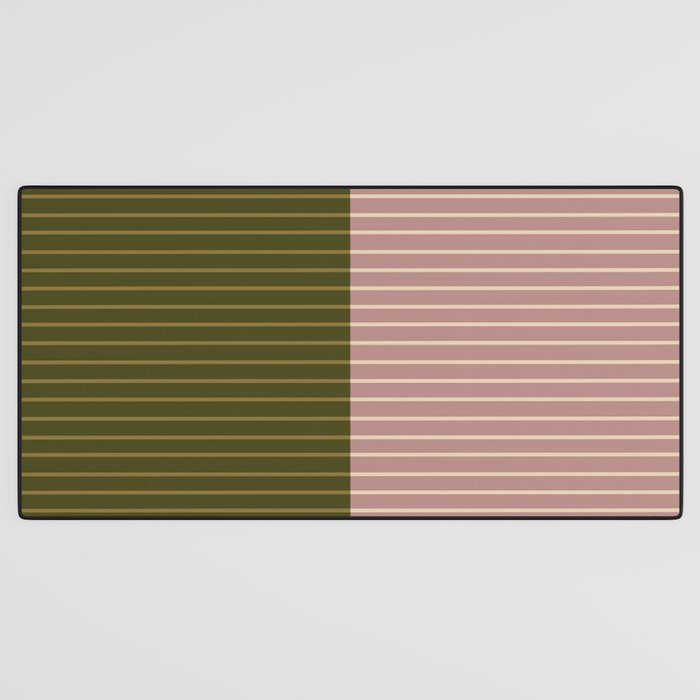 Color Block Lines XXXIV Desk Mat Gallery Image 3