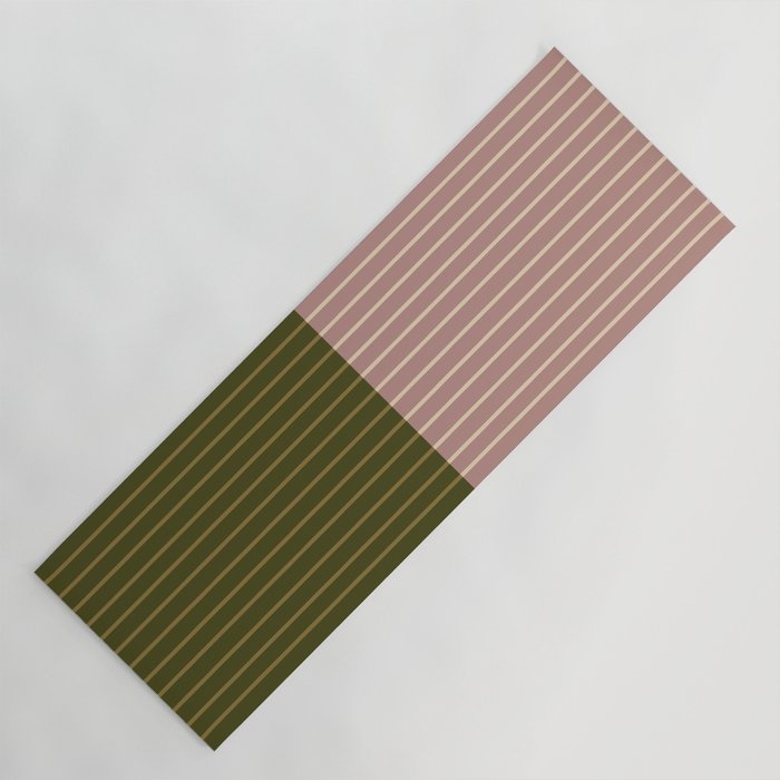 Color Block Lines XXXIV Yoga Mat Gallery Image 1