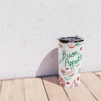 Buon Appetito Italian Food Doodles Illustration Travel Mug Gallery Image 4