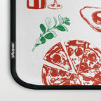 Buon Appetito Italian Food Doodles Illustration Laptop Sleeve Gallery Image 3