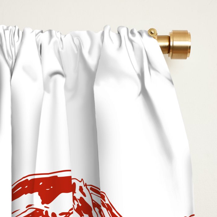 Buon Appetito Italian Food Doodles Illustration Window Curtain Gallery Image 2