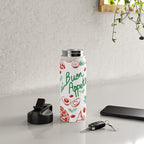 Buon Appetito Italian Food Doodles Illustration Water Bottle Gallery Image 4