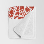 Buon Appetito Italian Food Doodles Illustration Throw Blanket Gallery Image 3