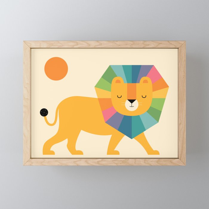 Lion Shine Mini Art Print Gallery Image 1