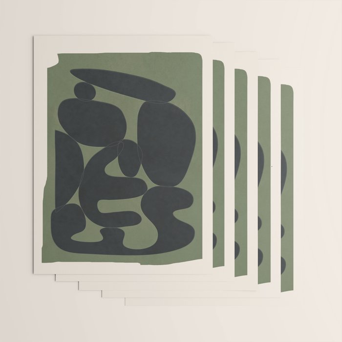 Modern Abstract Art 27 Wrapping Paper Gallery Image 3