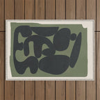 Modern Abstract Art 27 Outdoor Rug Gallery Image 1