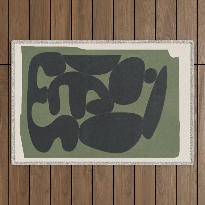 Modern Abstract Art 27 Outdoor Rug Gallery Image 1