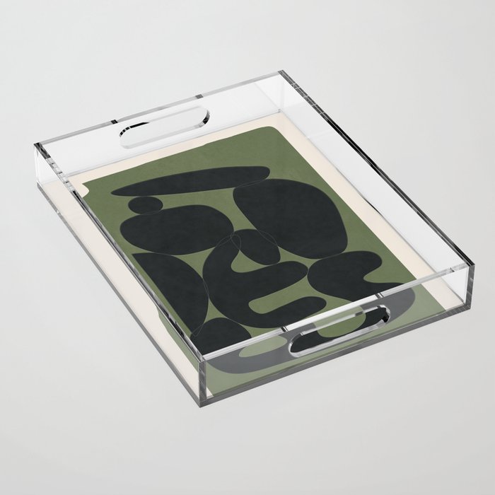 Modern Abstract Art 27 Acrylic Tray Gallery Image 1