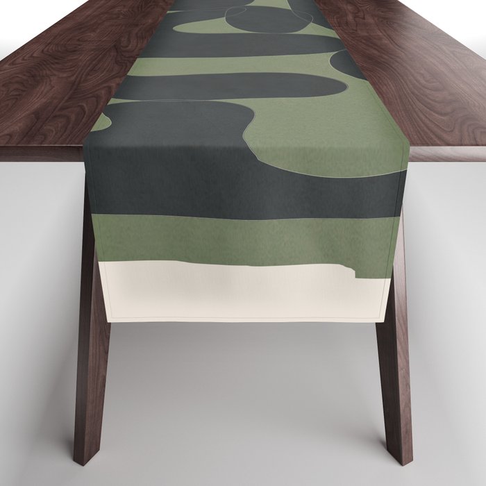 Modern Abstract Art 27 Table Runner Gallery Image 1