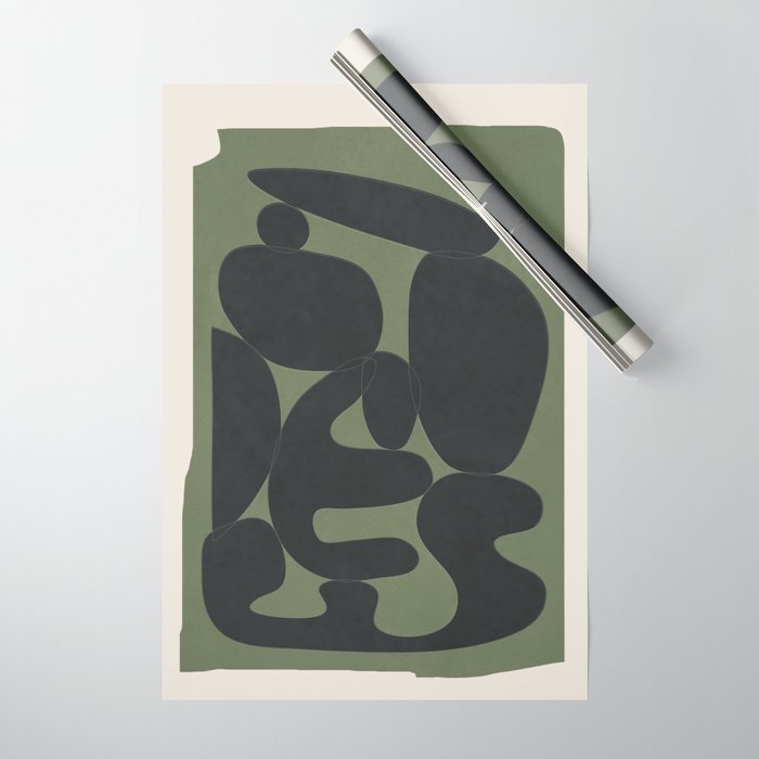 Modern Abstract Art 27 Wrapping Paper Gallery Image 1