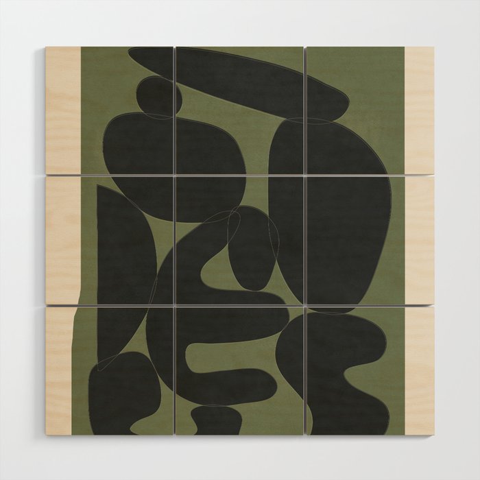 Modern Abstract Art 27 Wood Wall Art Gallery Image 1