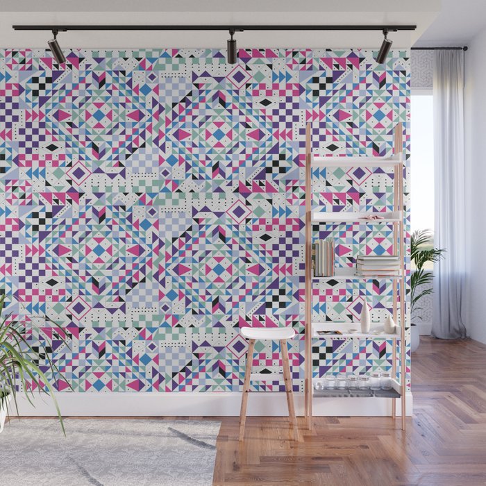 BM3 Tribal geometric Wall Mural Gallery Image 1