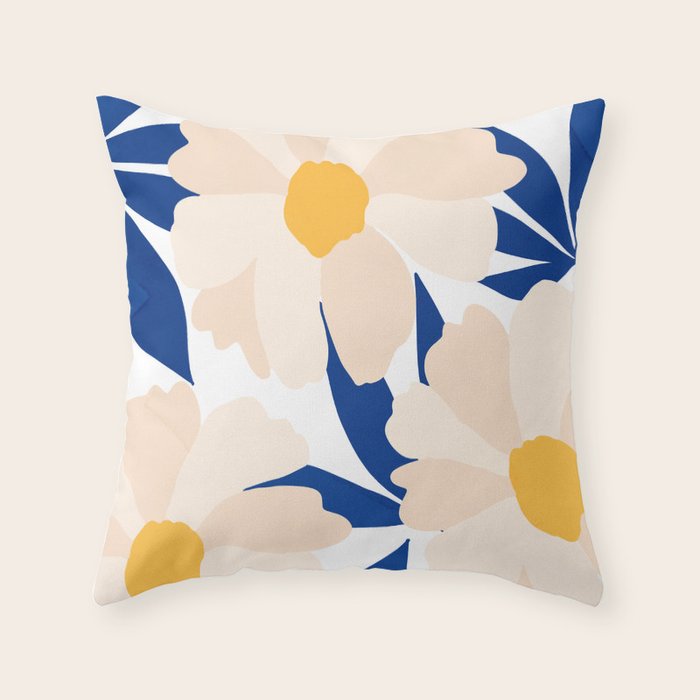 Freya's flower Throw Pillow Gallery Image 6