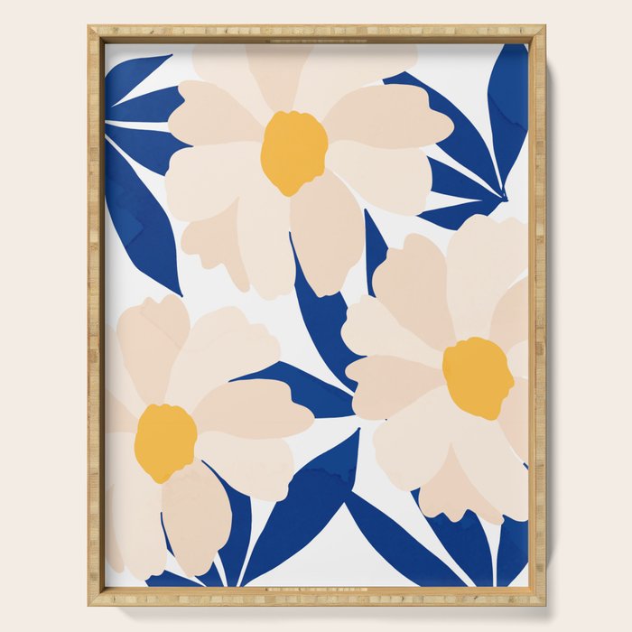 Freya's flower Serving Tray Gallery Image 1