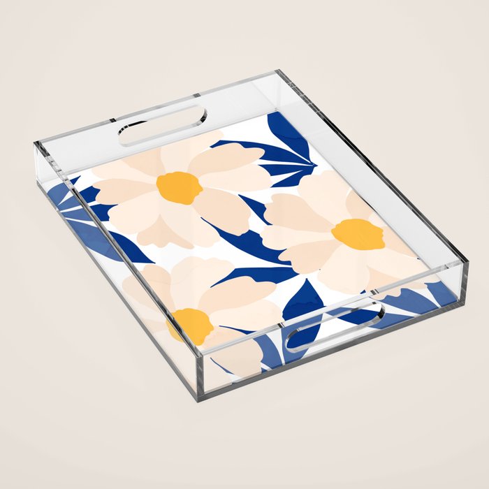 Freya's flower Acrylic Tray Gallery Image 1