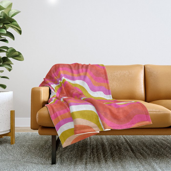 summer of love Throw Blanket Gallery Image 1