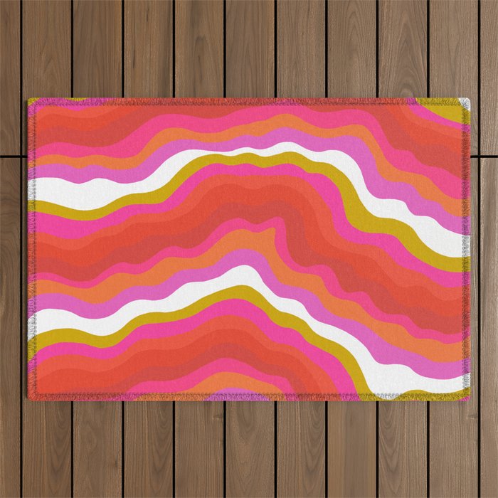 summer of love Outdoor Rug Gallery Image 1