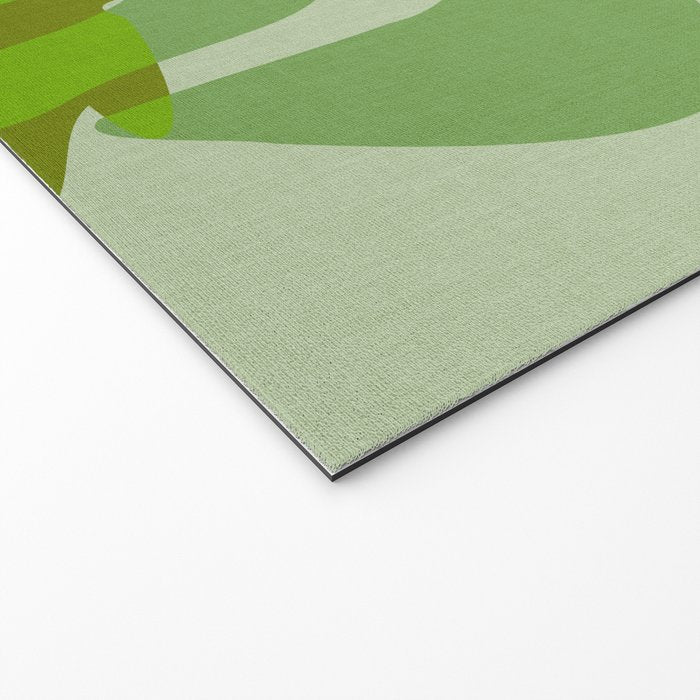 monstera leaf greenery minimal cut outs composition Welcome Mat Gallery Image 2