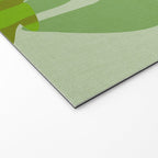 monstera leaf greenery minimal cut outs composition Welcome Mat Gallery Image 2