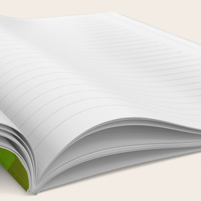 monstera leaf greenery minimal cut outs composition Notebook Gallery Image 2