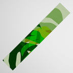 monstera leaf greenery minimal cut outs composition Table Runner Gallery Image 3