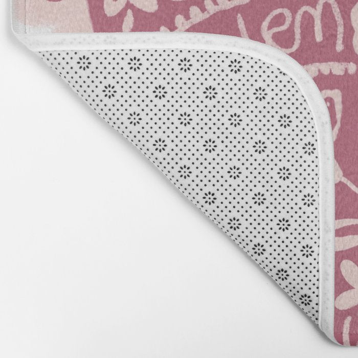 Handmade Valentines heart Bath Mat Gallery Image 2