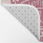 Handmade Valentines heart Bath Mat Gallery Image 2