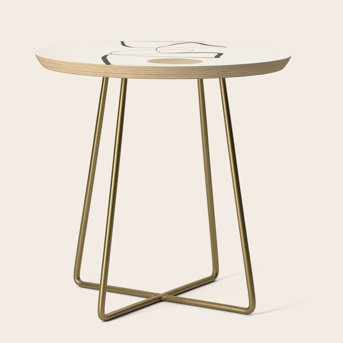 Abstract line art 84 Side Table Gallery Image 1