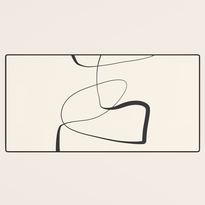 Abstract line art 84 Desk Mat Gallery Image 3