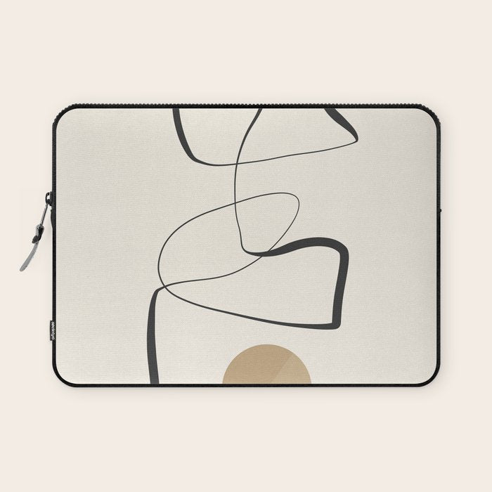 Abstract line art 84 Laptop Sleeve Gallery Image 1