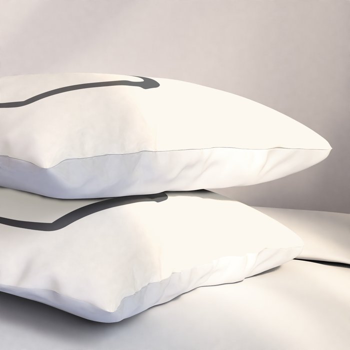 Abstract line art 84 Pillow Sham Gallery Image 3