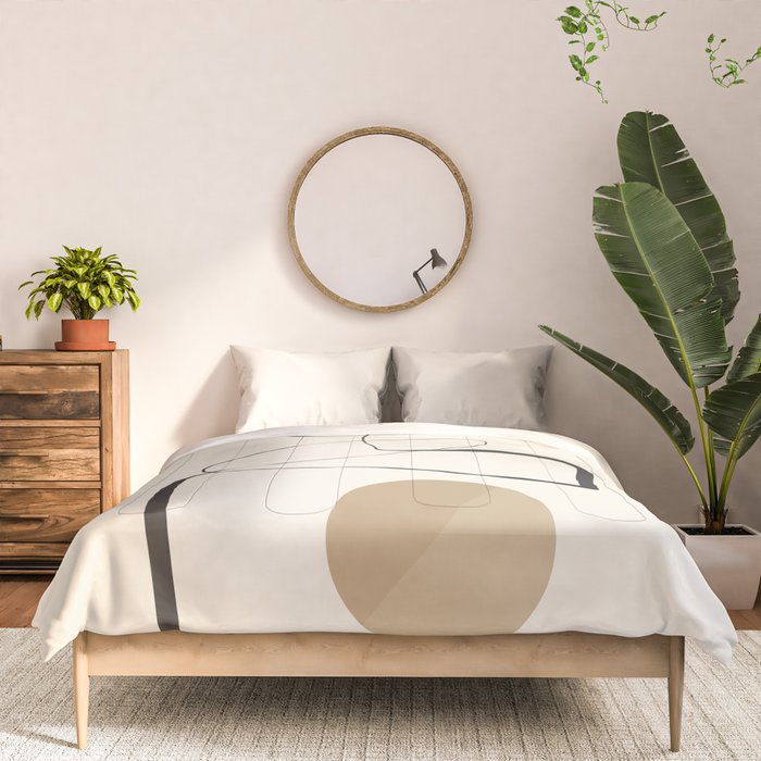 Abstract line art 84 Comforter Gallery Image 3