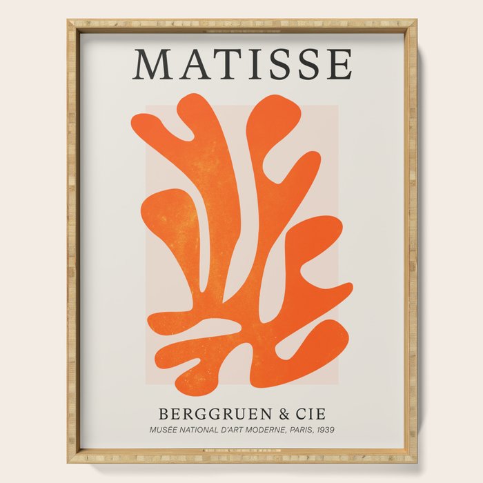 Flamingo: Matisse Color Series IV | Mid-Century Edition Serving Tray Gallery Image 1