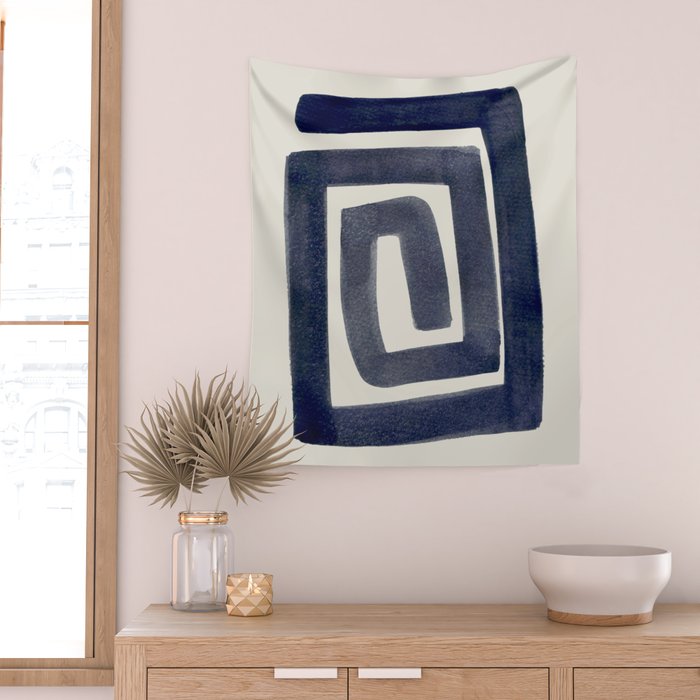 Blue Secret Wall Tapestry Gallery Image 2