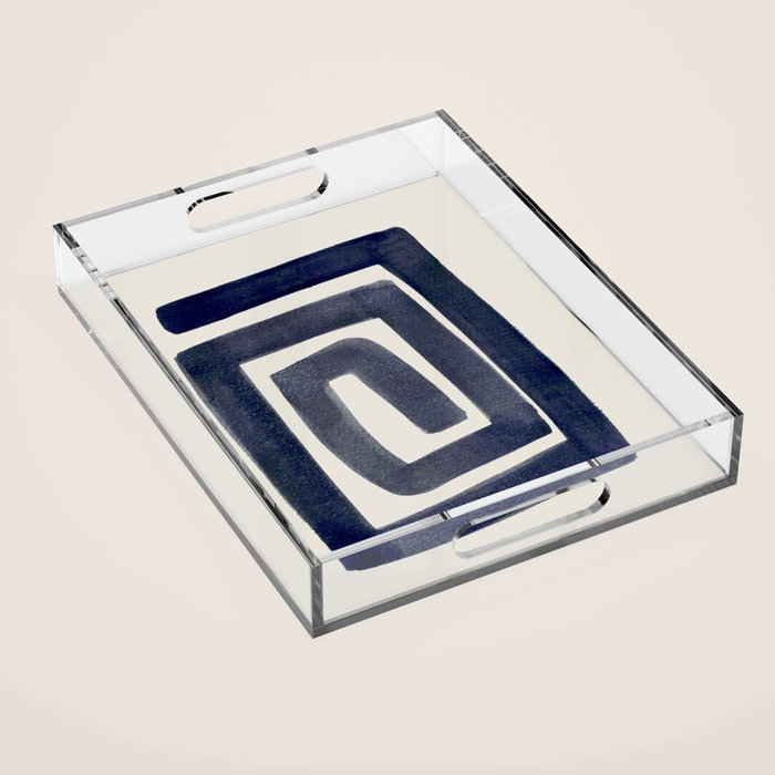 Blue Secret Acrylic Tray Gallery Image 1